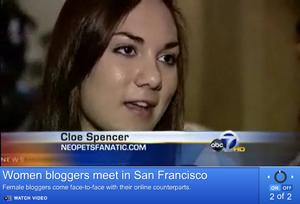 Chloe on ABC7 News