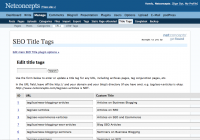 Mass edit title tags by URL