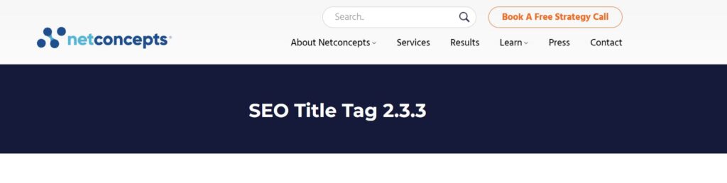 Screenshot of SEO Title Tag App